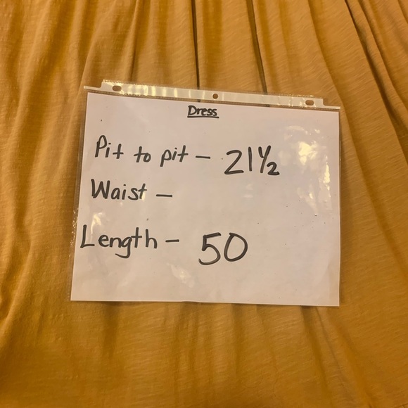 For The Republic maxi dress women’s large golden yellow v-neck Lagenlook… - Picture 7 of 9